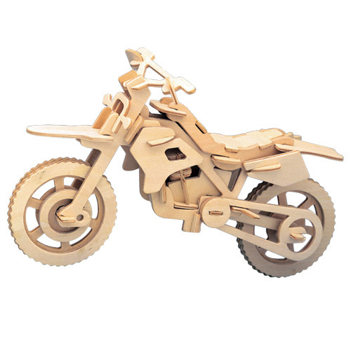Motocross Motorrad - 3D Holzbausatz P022