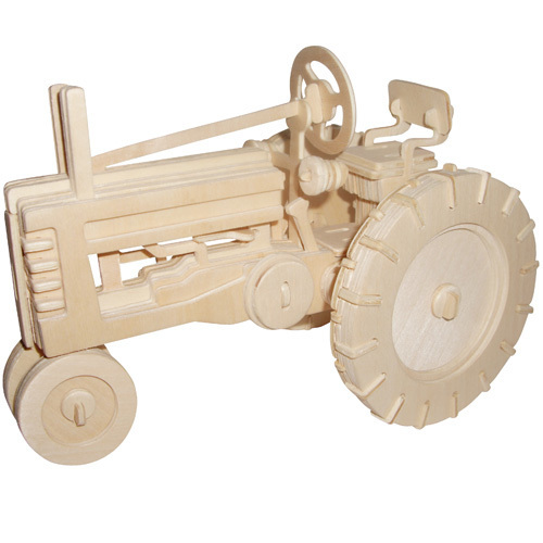 Traktor - 3D Holzbausatz P136