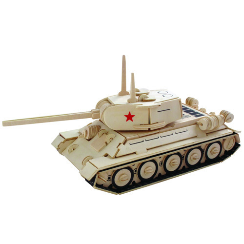 Panzer T-34 - 3D Holzbausatz P175