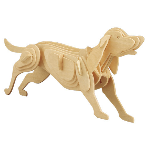 Hund - klein - 3D Holzbausatz M011A