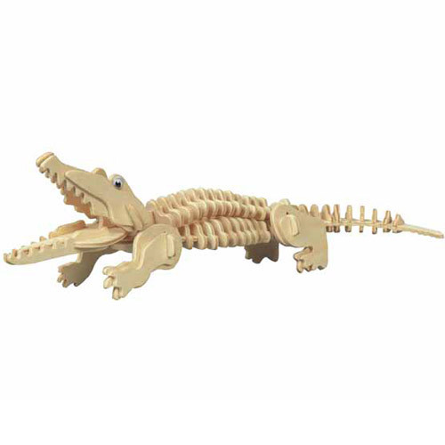 Krokodil - 3D Holzbausatz M013