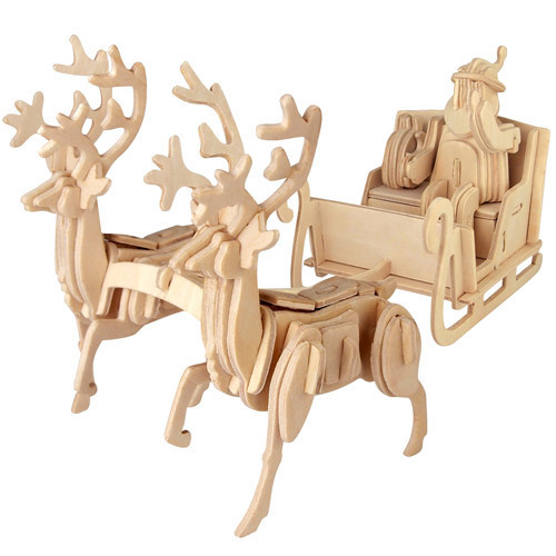 Weihnachtsmann - 3D Holzbausatz P164