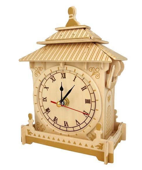 Uhr Typ 2 - 3D Holzbausatz F002