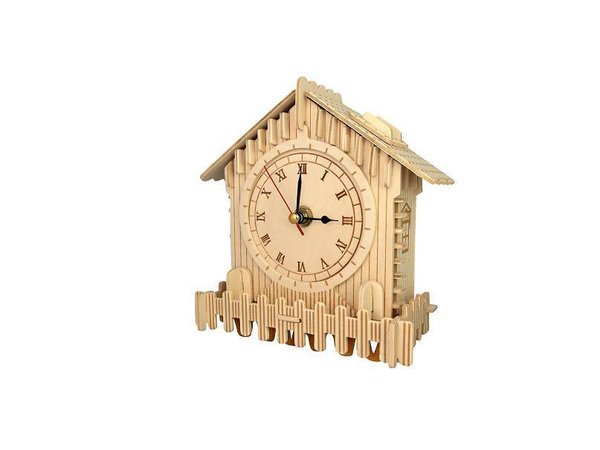 Uhr Typ 3 - 3D Holzbausatz F003
