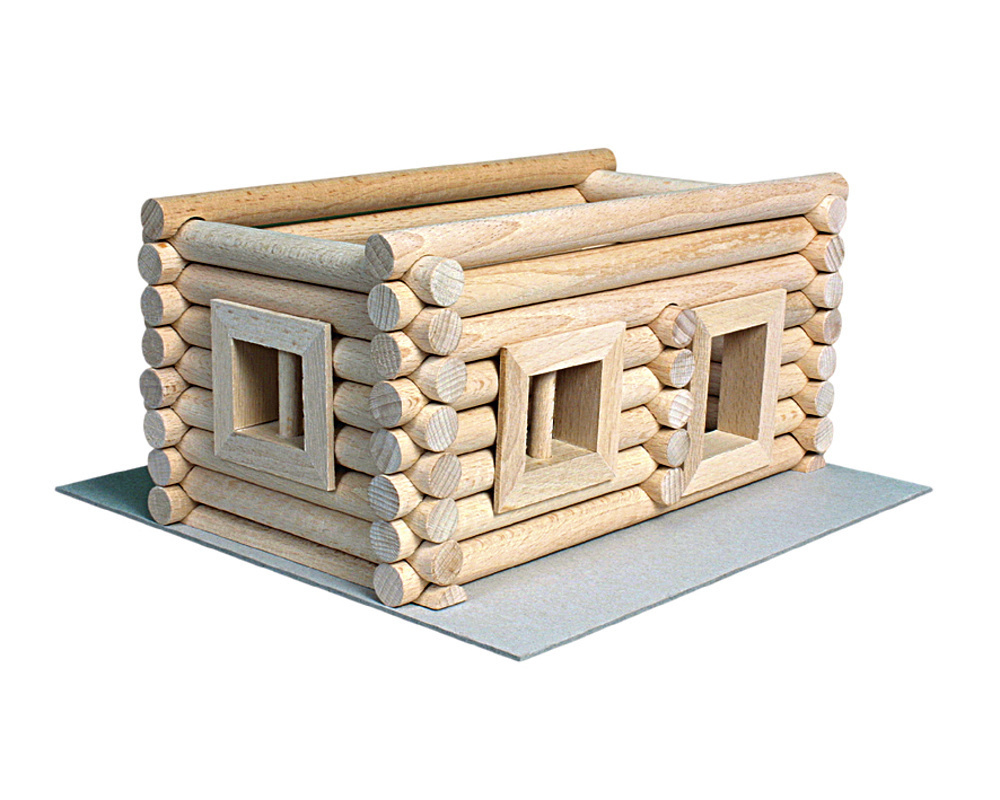 Holzbaukasten Vario Box 450 Teile Walachia Holzbausatz Holzbausteine Modellbau 