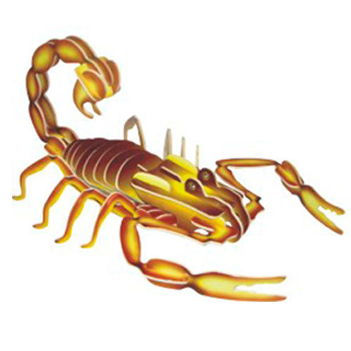 Skorpion - farbig - 3D Holzbausatz EC006