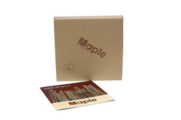 Bausteine von Maple in ökologischer Verpackung - 100 Stück