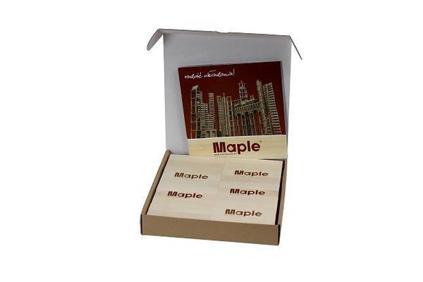 Bausteine von Maple in ökologischer Verpackung - 100 Stück